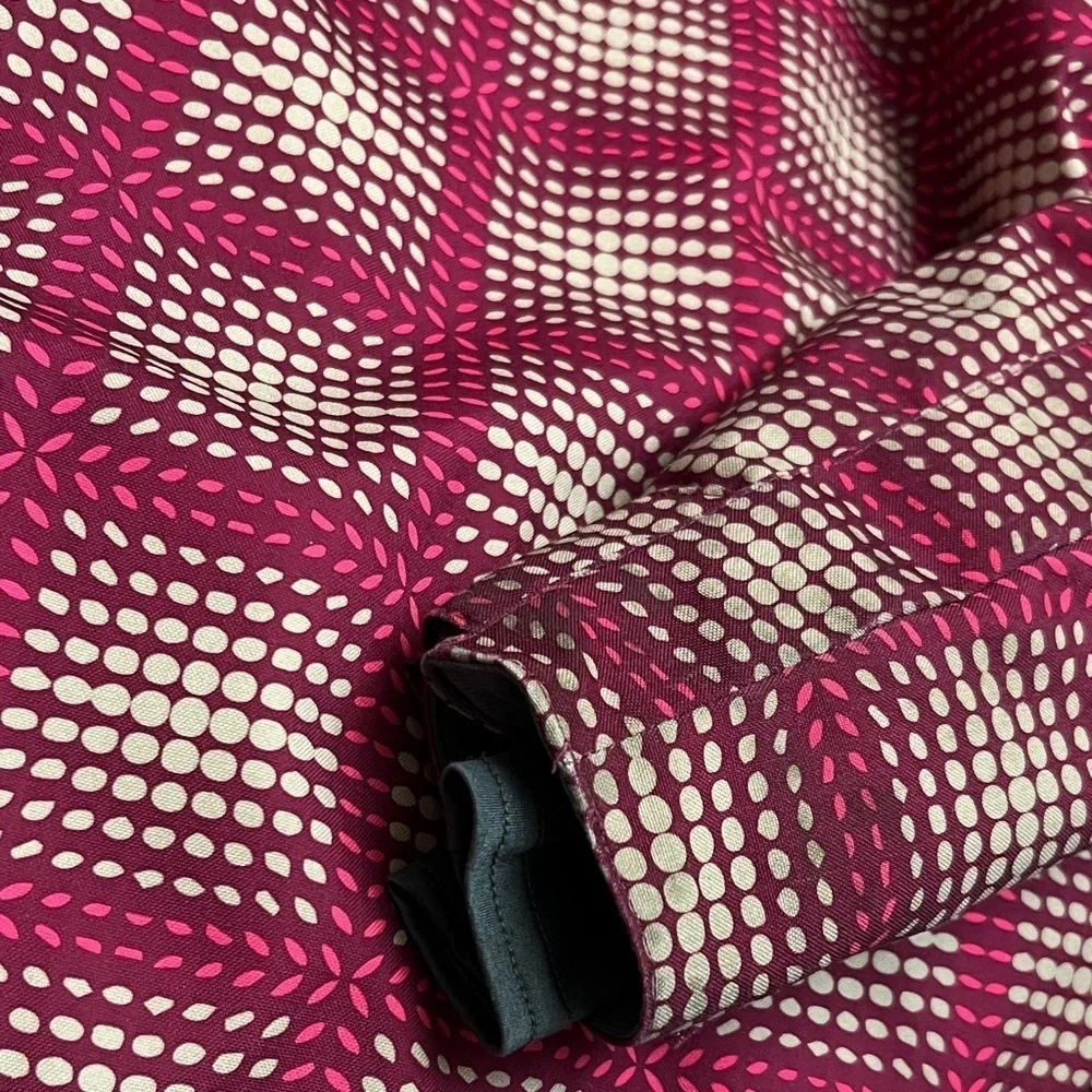 Boulder Gear Cozy Kids' Pink and White Checkered Puffer Snowboarding Jacket